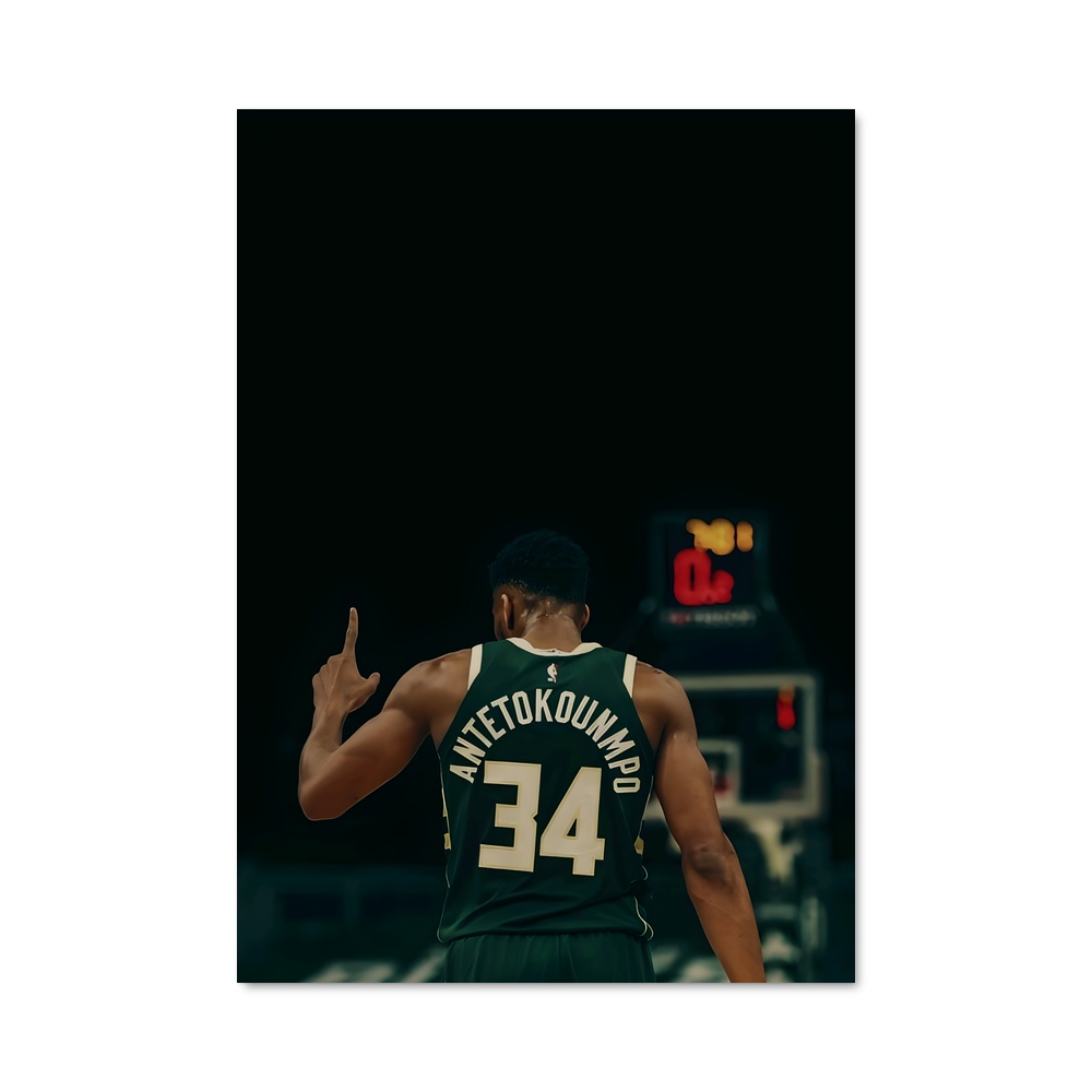 Poster Thanasis de antetokounmpo – affiche Basketball